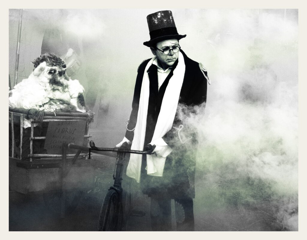 Uomo in frac, bianco e nero, Maurizio Bucciarelli ©